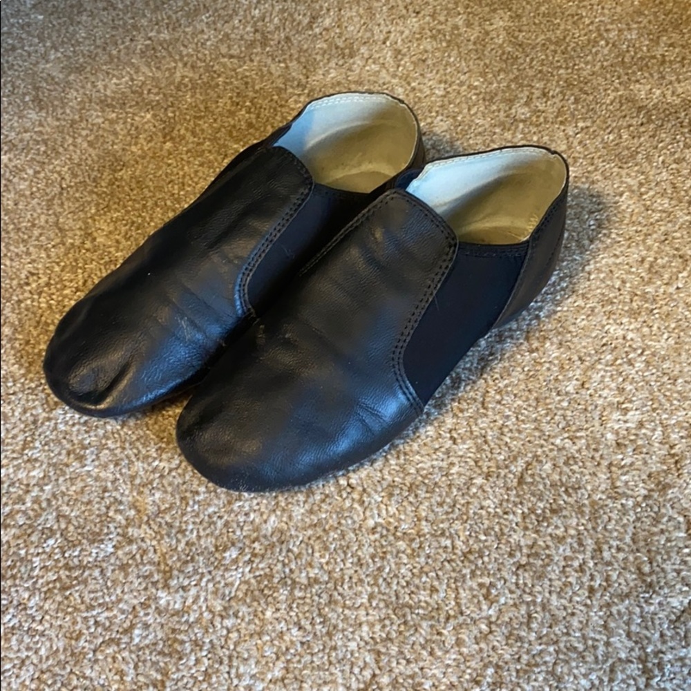 Dance class black jazz shoes